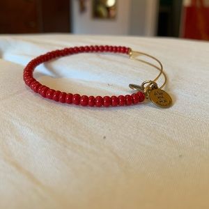 Alex and Ani | Red Beaded Bracelet